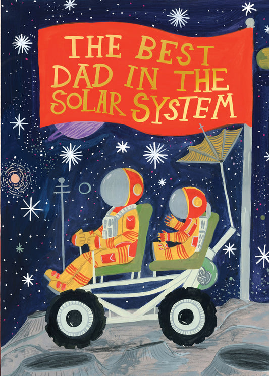 Best Dad in the Solar System – Father’s Day Card