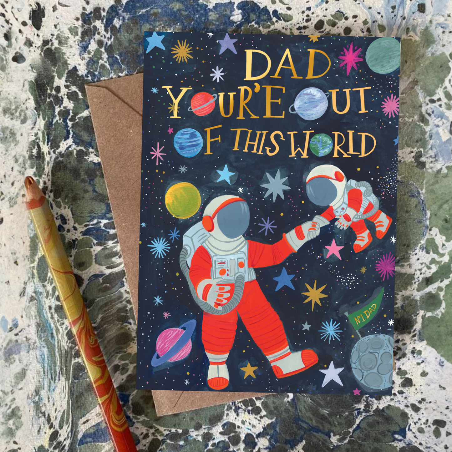 Dad, You’re Out of This World Father’s Day Greeting Card