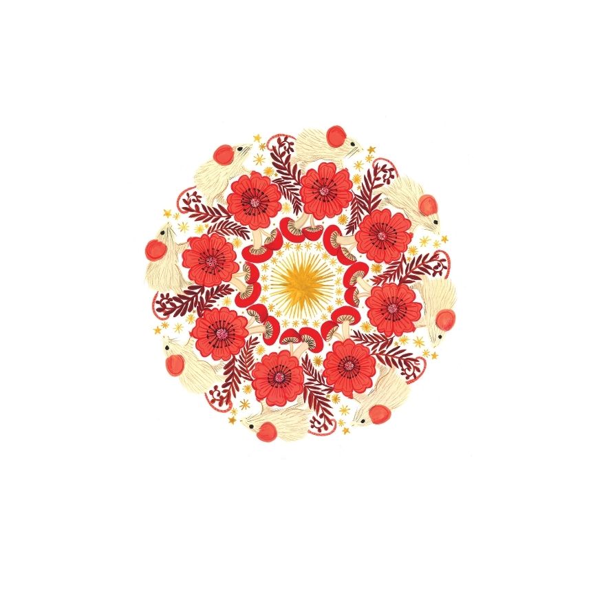 Floral, Fauna and Fungus - A3 Print