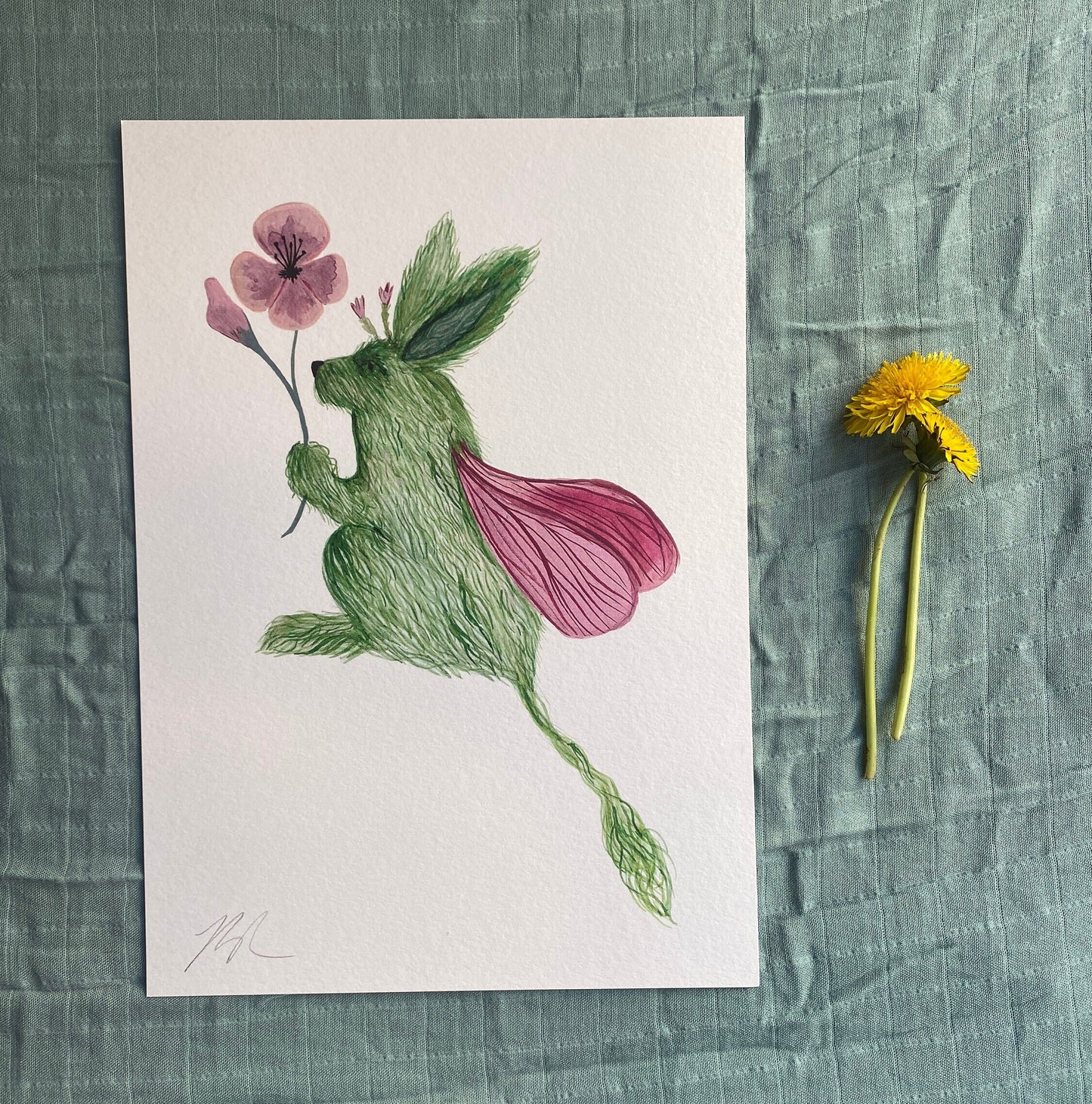 Moss Creatures Collection - Moss Bloom - Print