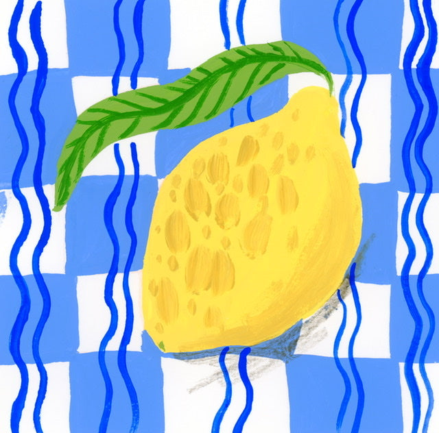 Traditional English Lemon A4 / A3 Print