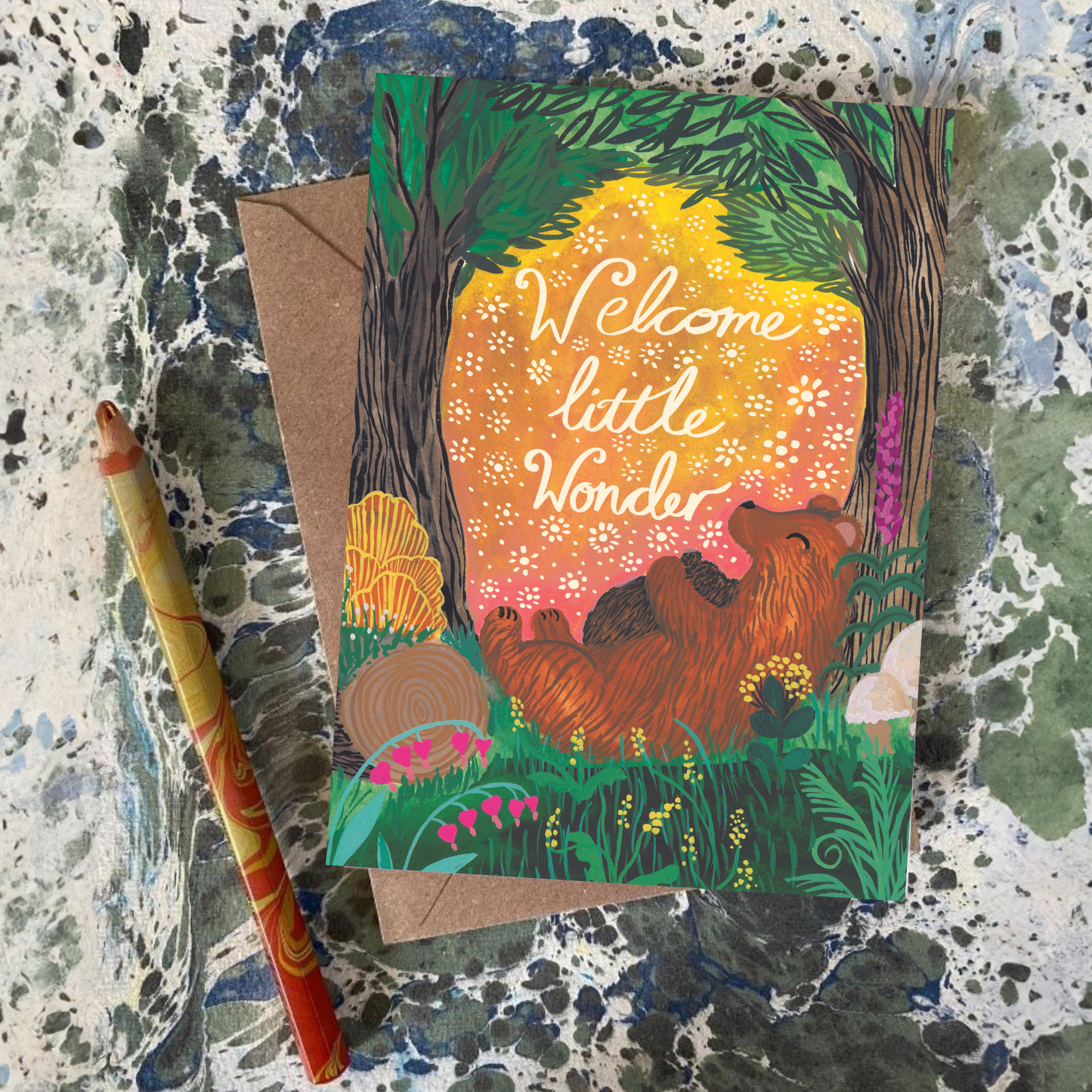 New Baby Greeting Card to Welcome their Little Wonder!