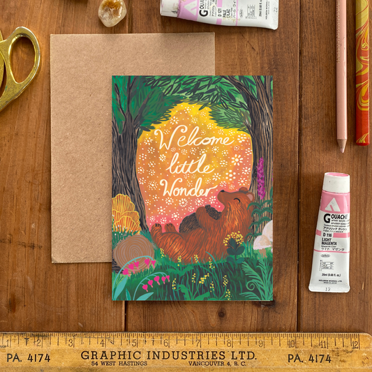 New Baby Greeting Card to Welcome their Little Wonder!