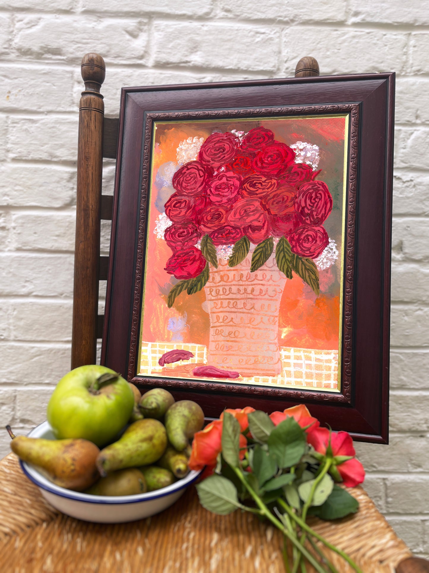 Red Roses A4 Print
