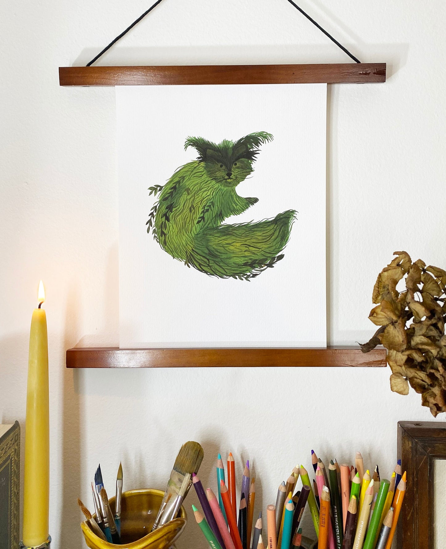 Moss Creatures Collection - Pipkin Fox - Print