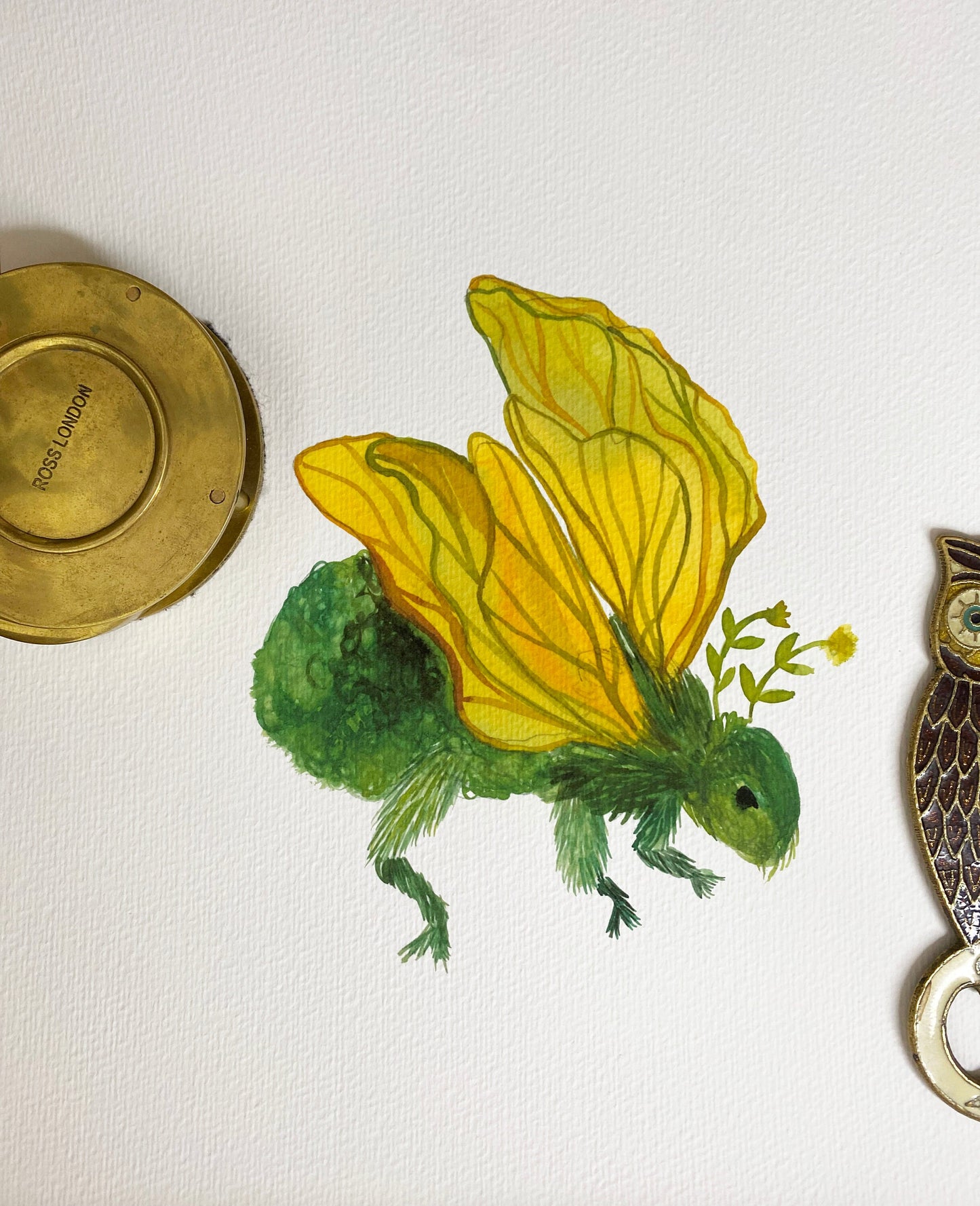 Moss Creatures Collection - Moss Bee - Print