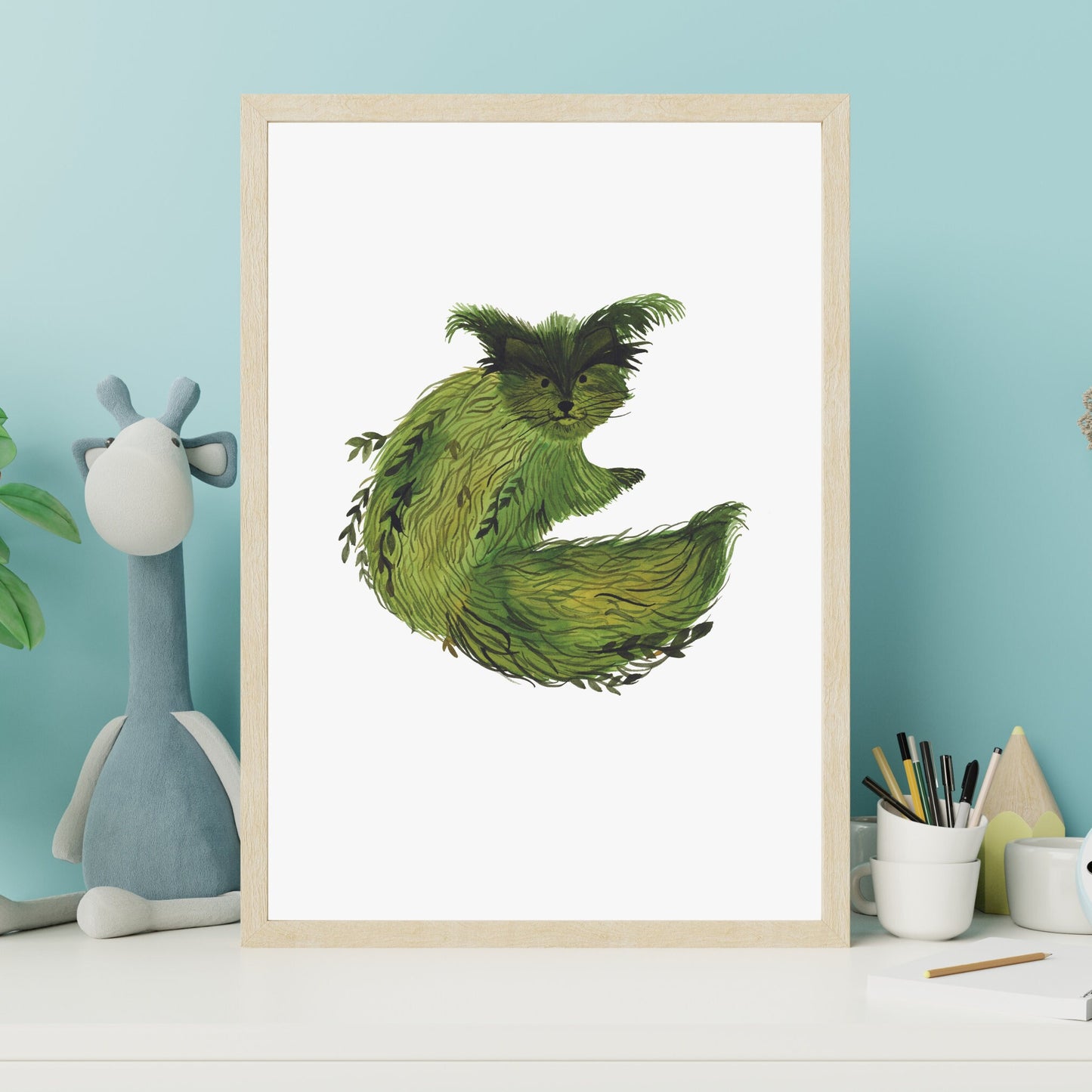 Moss Creatures Collection - Pipkin Fox - Print