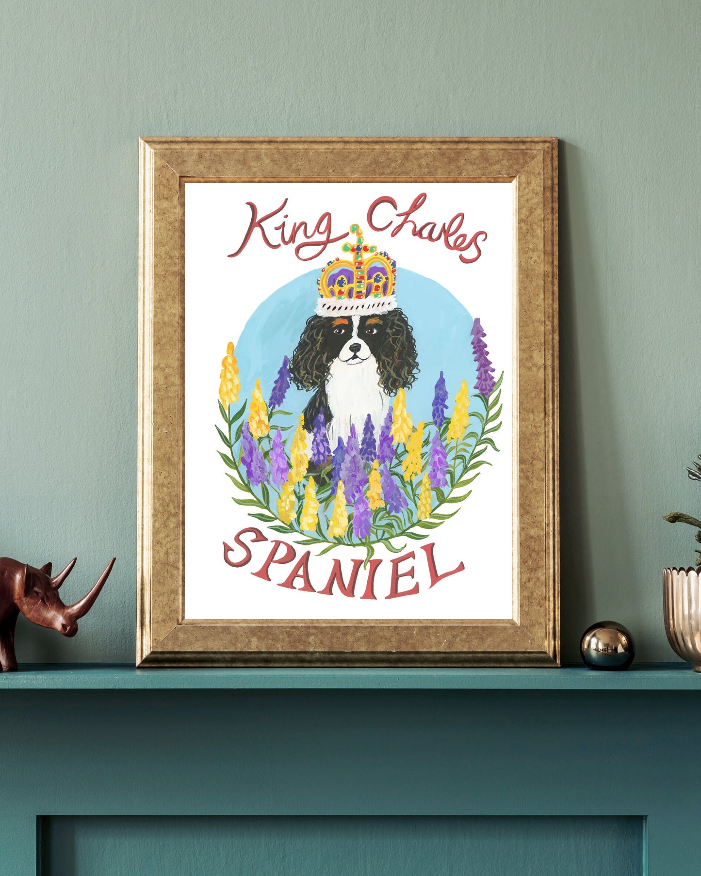 Limited Edition King Charles Spaniel - A3 Print